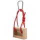 Tablero escalada madera con agarres y doble bolsillo