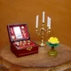 Casa de muñecas en miniatura 1:12 con joyero de madera y muebles - imagen 5