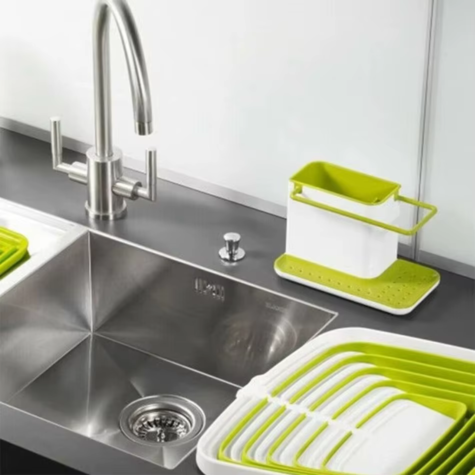 Organizador Escurridor Fregadero – Estante de Cocina Multifunción - imagen 4