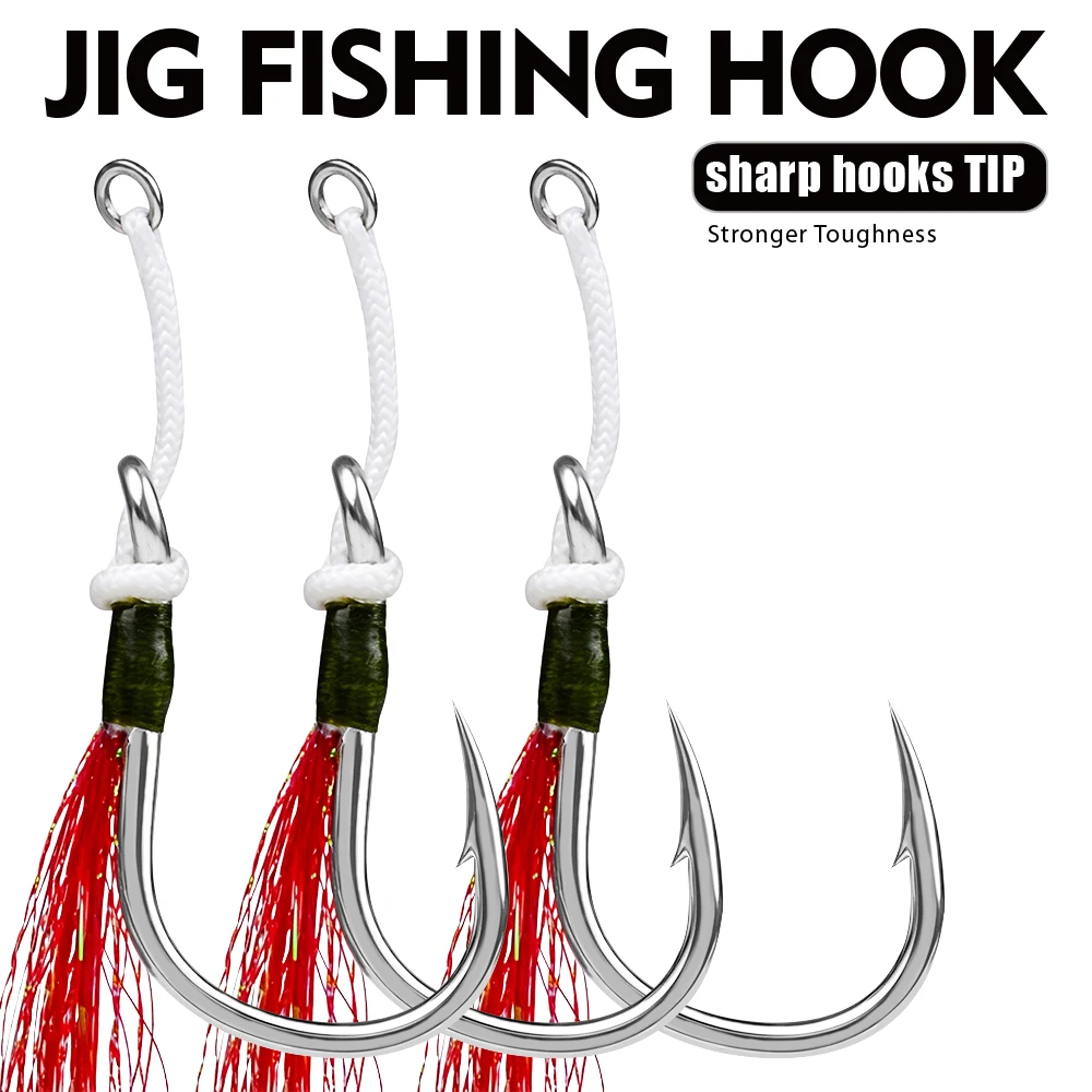 PROBEROS Anzuelo de asistencia para jigging con púas inoxidable - imagen 3