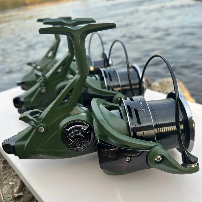 Carrete giratorio Metal 9000 – Surfcasting y curricán marino - imagen 5