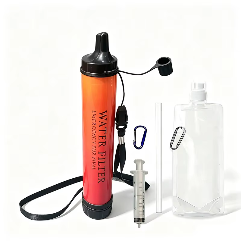 Filtro de agua portátil de emergencia para camping y senderismo - imagen 3