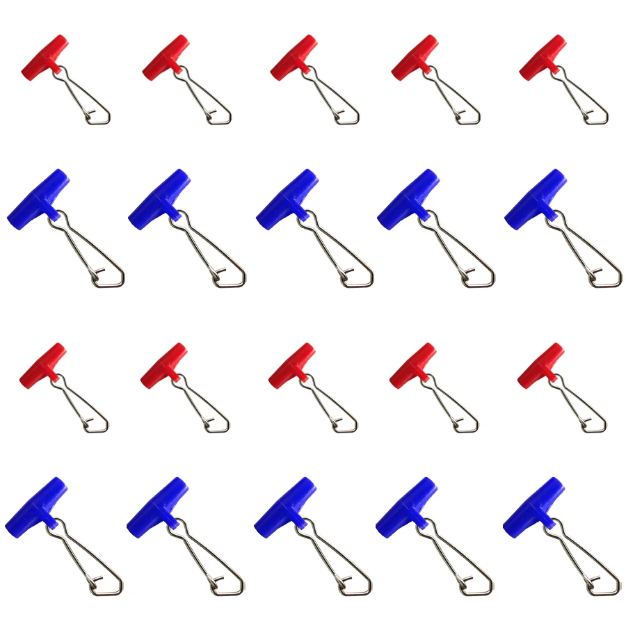Deslizadores de plomos para pesca Gaining en colores rojo y azul