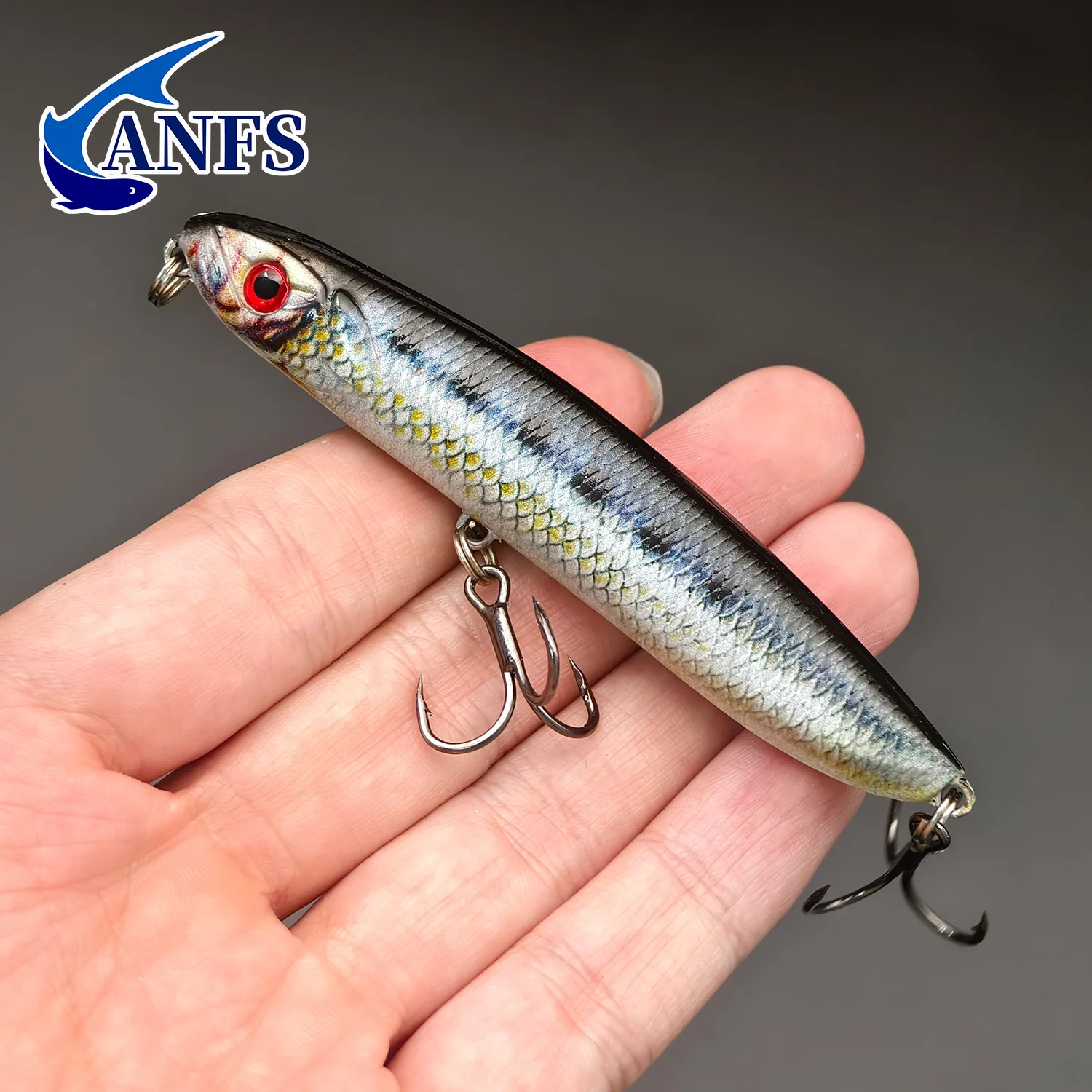 ANFS señuelos tipo minnow hundidos para pesca en agua dulce y salada - imagen 4