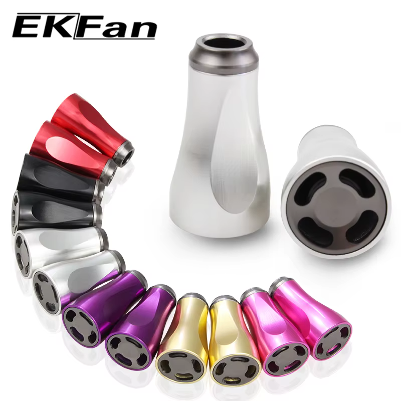 Perilla Manivela Carrete EKFan Aluminio – Compatible Shimano/Daiwa - imagen 5