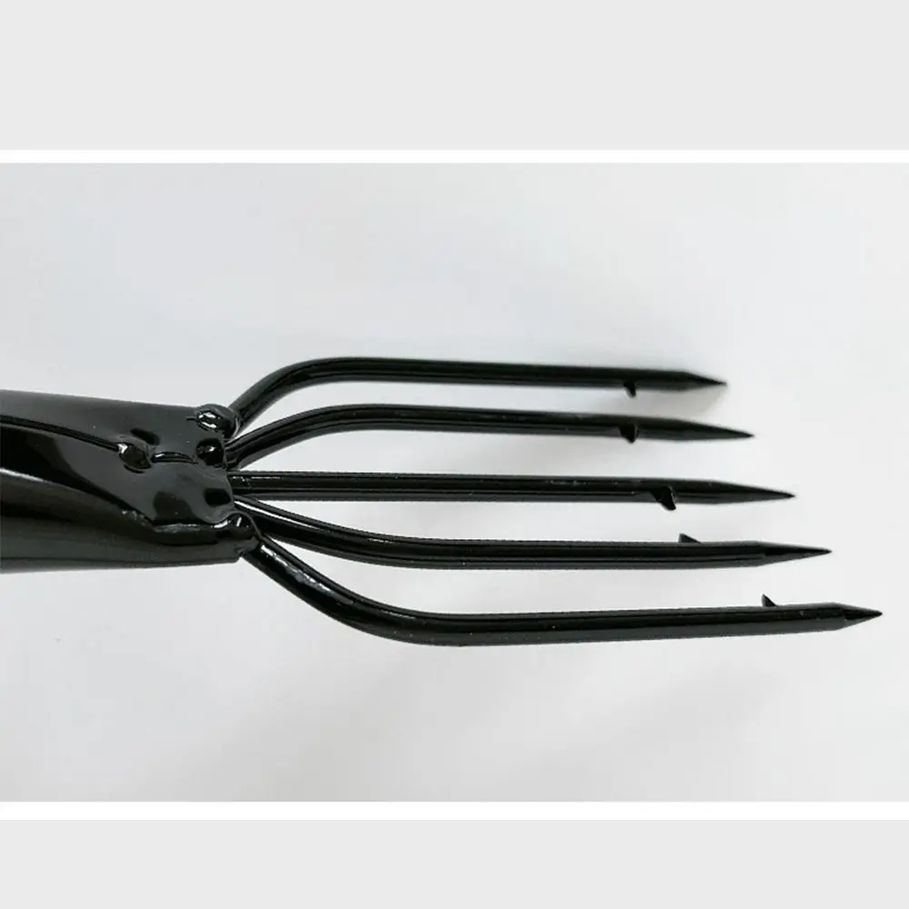 Arpón de pesca de acero inoxidable negro afilado con púas - imagen 2