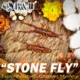Vinilo Ninfa Stone Fly B&U para perca, trucha y lucioperca - imagen 2