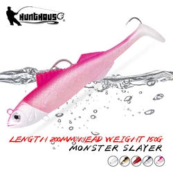 Hunthouse Heavy Soft Swimbait T-Tail señuelo para lubina y mero