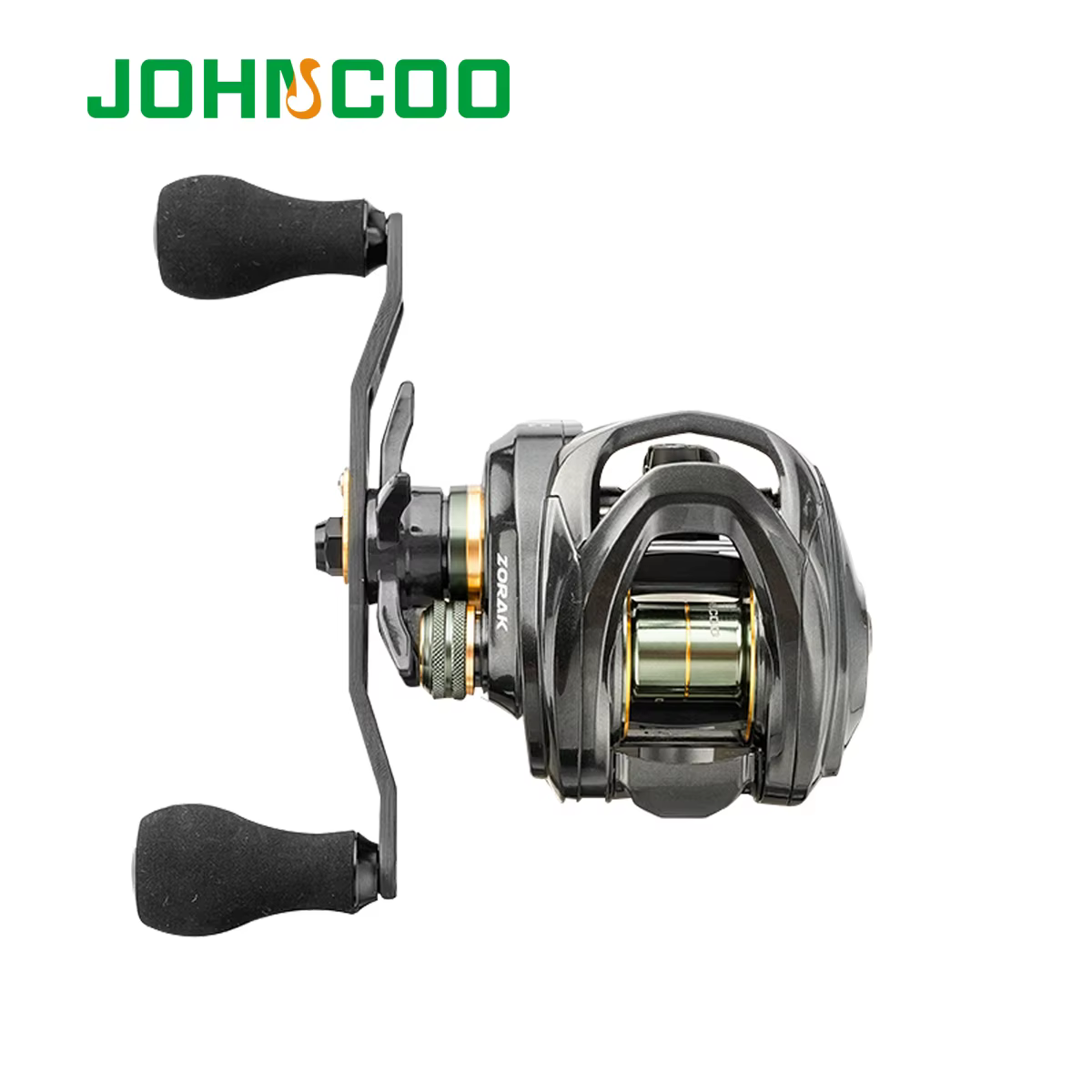 Carrete Baitcaster Johncoo 5.4 Relación 8KG Freno Máximo