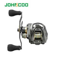 Carrete Baitcaster Johncoo 5.4 Relación 8KG Freno Máximo