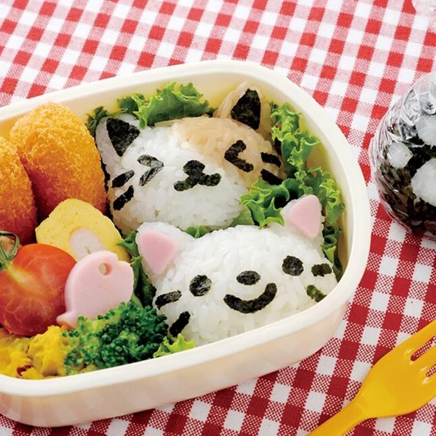 Molde Silicona para Bolas de Arroz Gato y Conejo – Kit Sushi Creativo - imagen 5