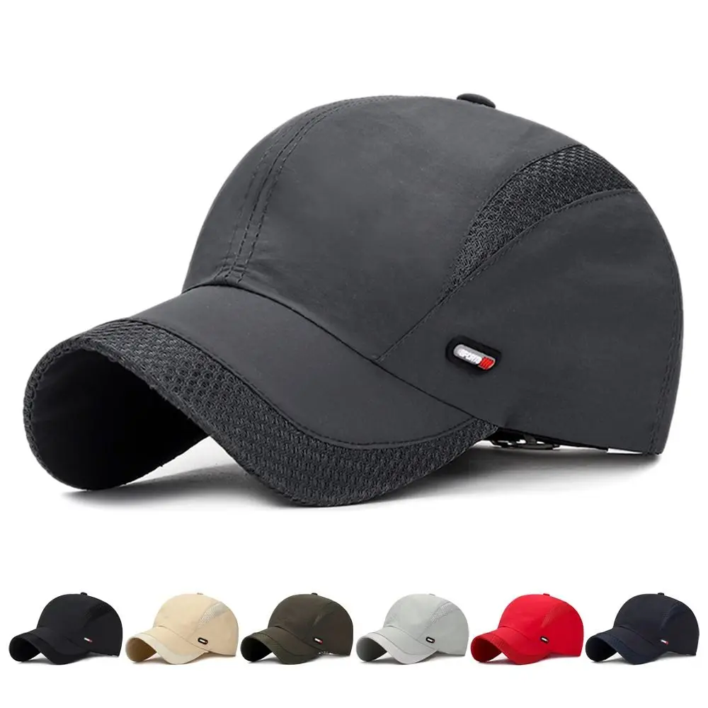 Gorra de malla transpirable secado rápido para pesca deportiva
