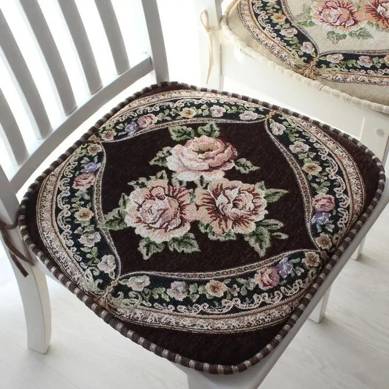 Cojín grueso antideslizante para silla comedor suave y cálido - imagen 4