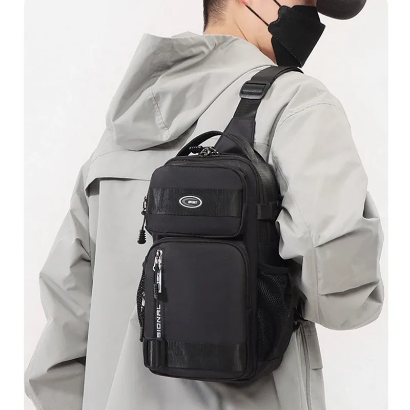 Mochila de pesca ligera de hombro cruzada para hombre - imagen 4