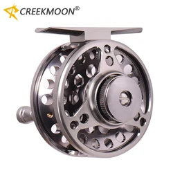 Carrete de pesca a mosca de aluminio CNC reversible