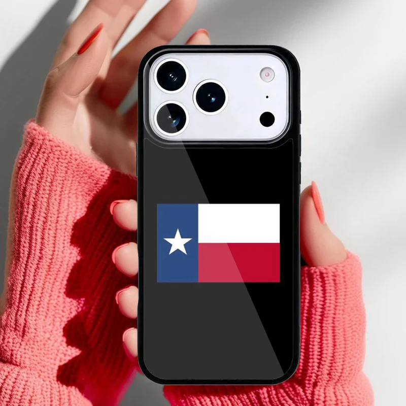 Funda iPhone con bandera de Texas - vista frontal