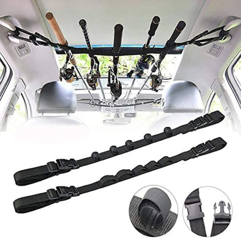 Soporte ajustable para cañas de pesca en coche con adhesivos - imagen 5