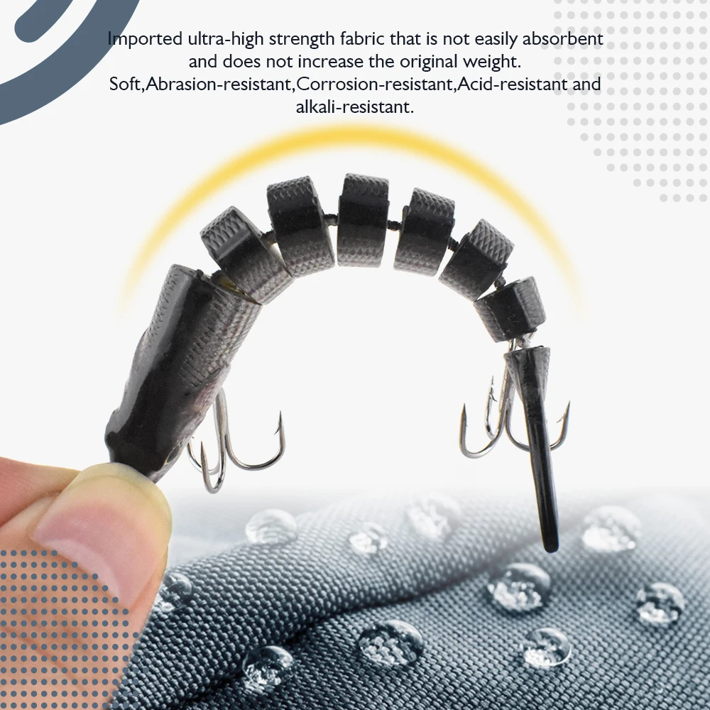 Señuelo Minnow duro ABS hundimiento multiarticulado tallado a mano - imagen 5