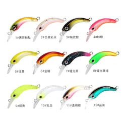 Mini Crankbait Wobbler 40 mm para trucha – Cebo duro de agua dulce