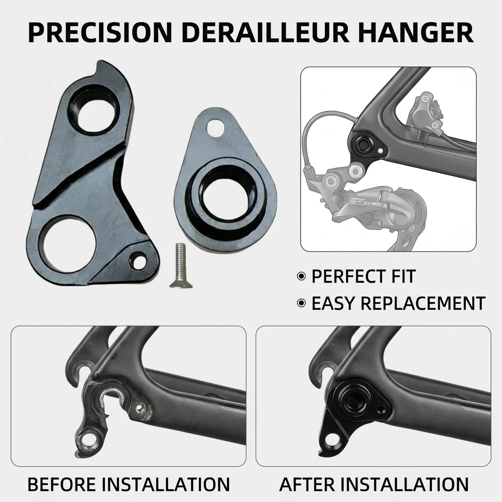 Protector soporte cambio trasero de aluminio ligero Aurora - imagen 5