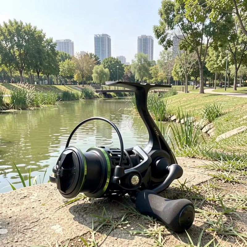 Carrete Pesca Freno Carbono 15kg 12 Rodamientos Bobina Aleación - imagen 5