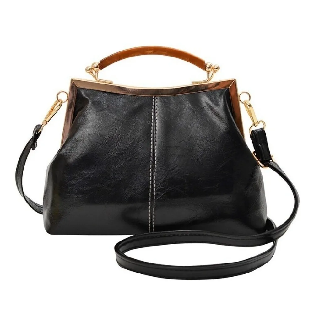 Bolso bandolera de cuero vintage para mujer, gran capacidad - imagen 5
