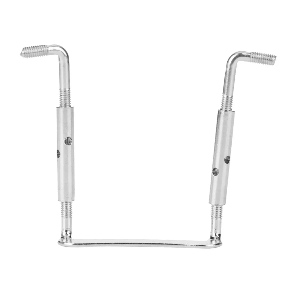 Soporte de mentón para violín metálico plateado - imagen 3