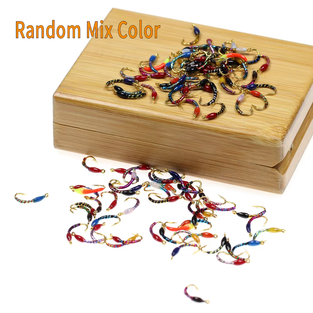 Moscas Ninfa Wifreo Midge Hegene – Epoxi para trucha - imagen 3
