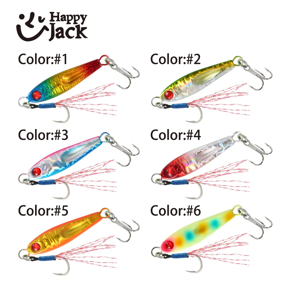 Señuelos de pesca de mar: cucharas y jigging lento 3-10 g fundidos - imagen 3