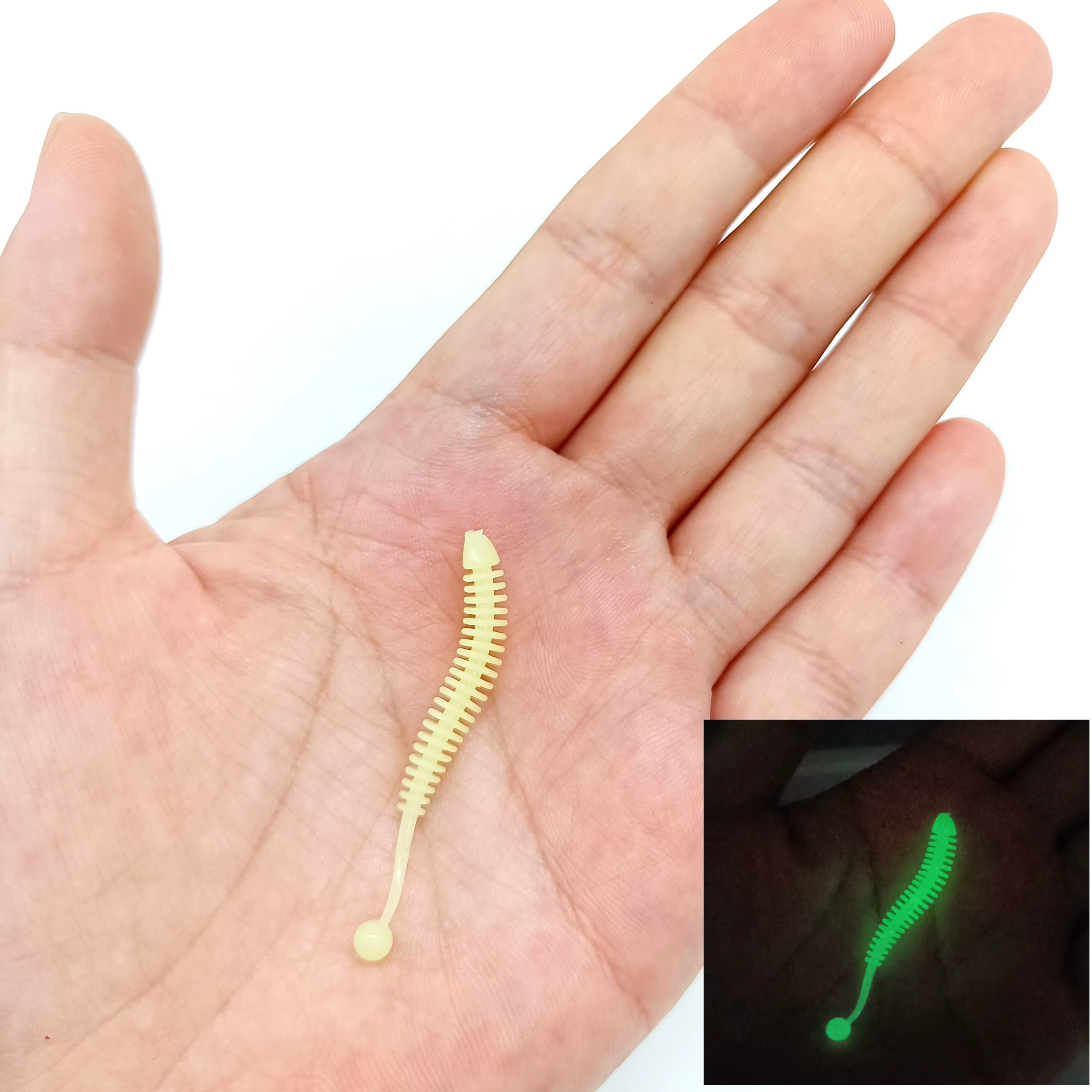 DUODUOYU Señuelo de silicona para lubina – Swimbait Wobbler 47-77mm