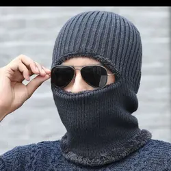 Gorro lana térmico transpirable para pescar y bici forro polar