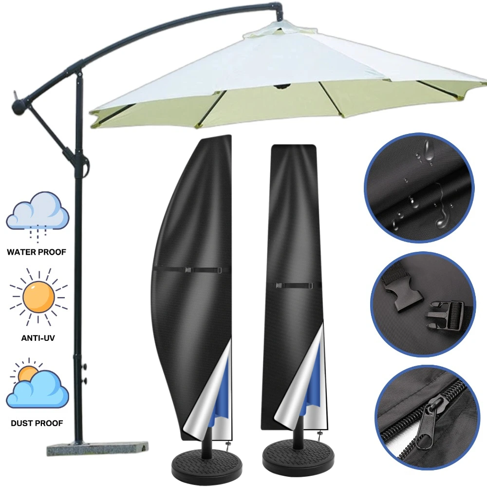 Funda impermeable sombrilla pesca voladizo resistente grande