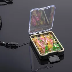 Caja ABS para Pesca con Mosca con Tapa Transparente – Estuche Slim para Señuelos