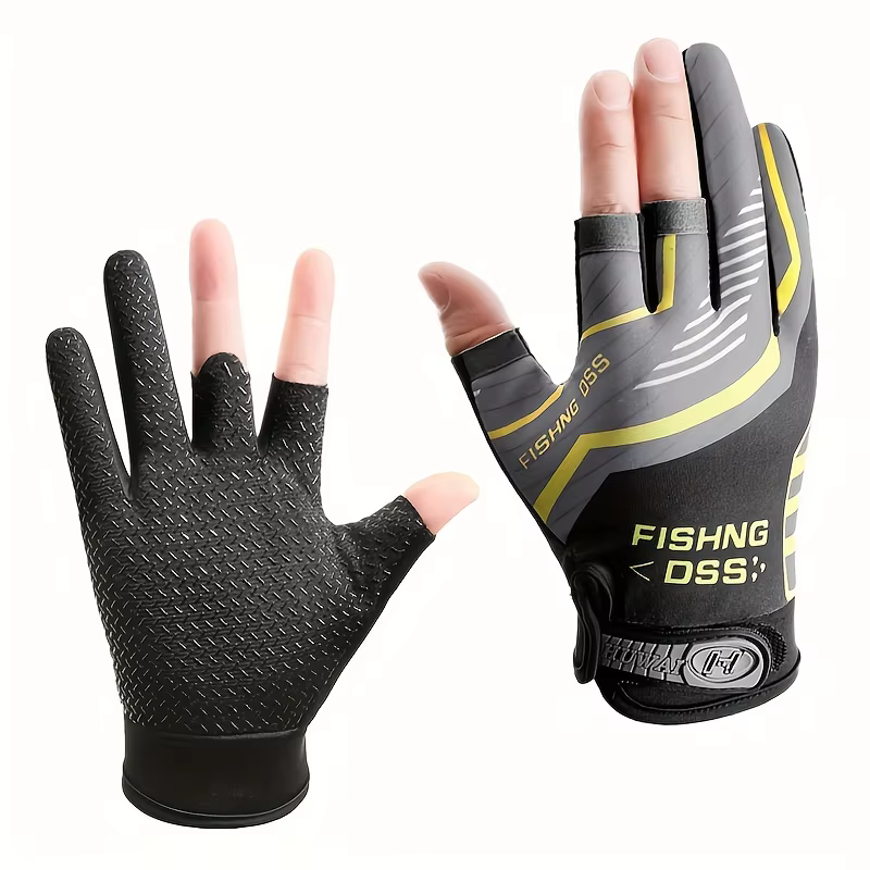 Guantes de pesca antideslizantes: resistentes y transpirables (verano)