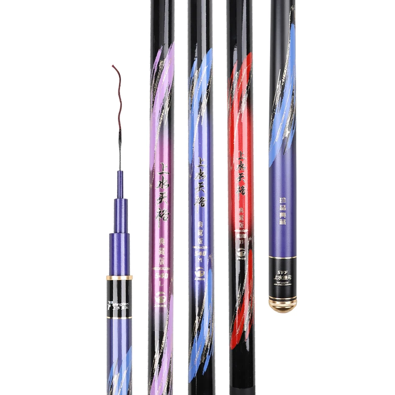 Caña telescópica de carbono FISHINGFANS ultraligera resistente - imagen 5