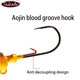 Takedo LD03 Spinnerbait con palas y falda de silicona salada - imagen 2