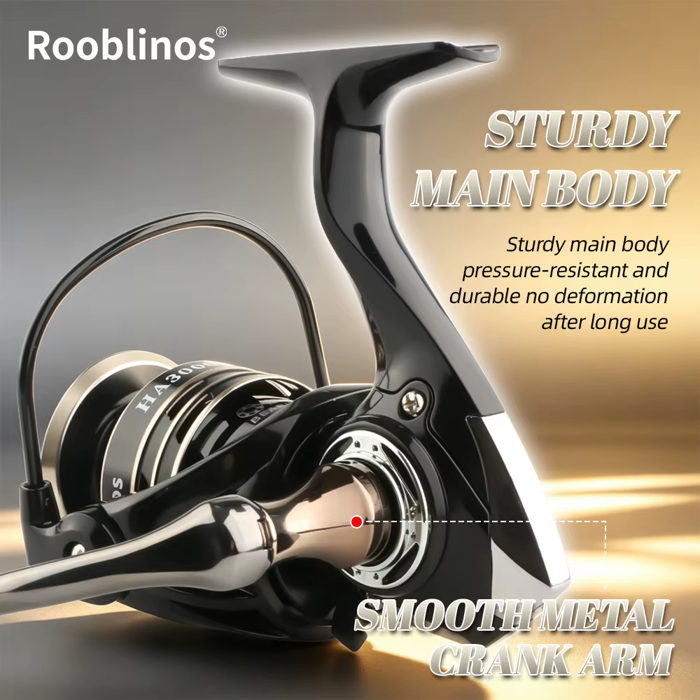 Rooblinos HA – Carrete Spinning Ultraligero con Freno Potente - imagen 3