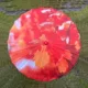 Sombrilla de papel encerado estilo antiguo con flor de jazmín