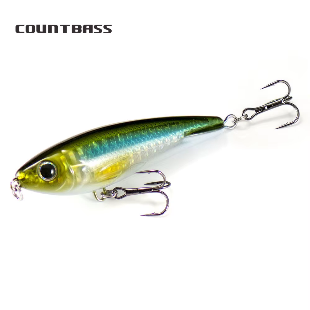 Countbass 80mm Pencil Bait – Topwater 11.6g para Bass - imagen 4