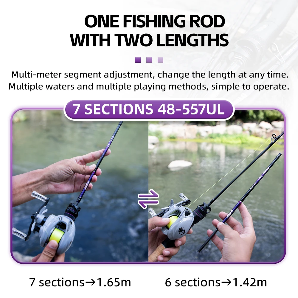 Caña flexible FUJI UL ML alconita FishingFans para viaje - imagen 2