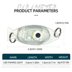 ShareShark Luz de pesca submarina LED luminosa impermeable