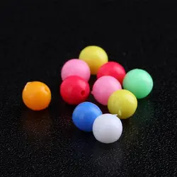 Perlas flotantes doble taladro para montajes de pesca