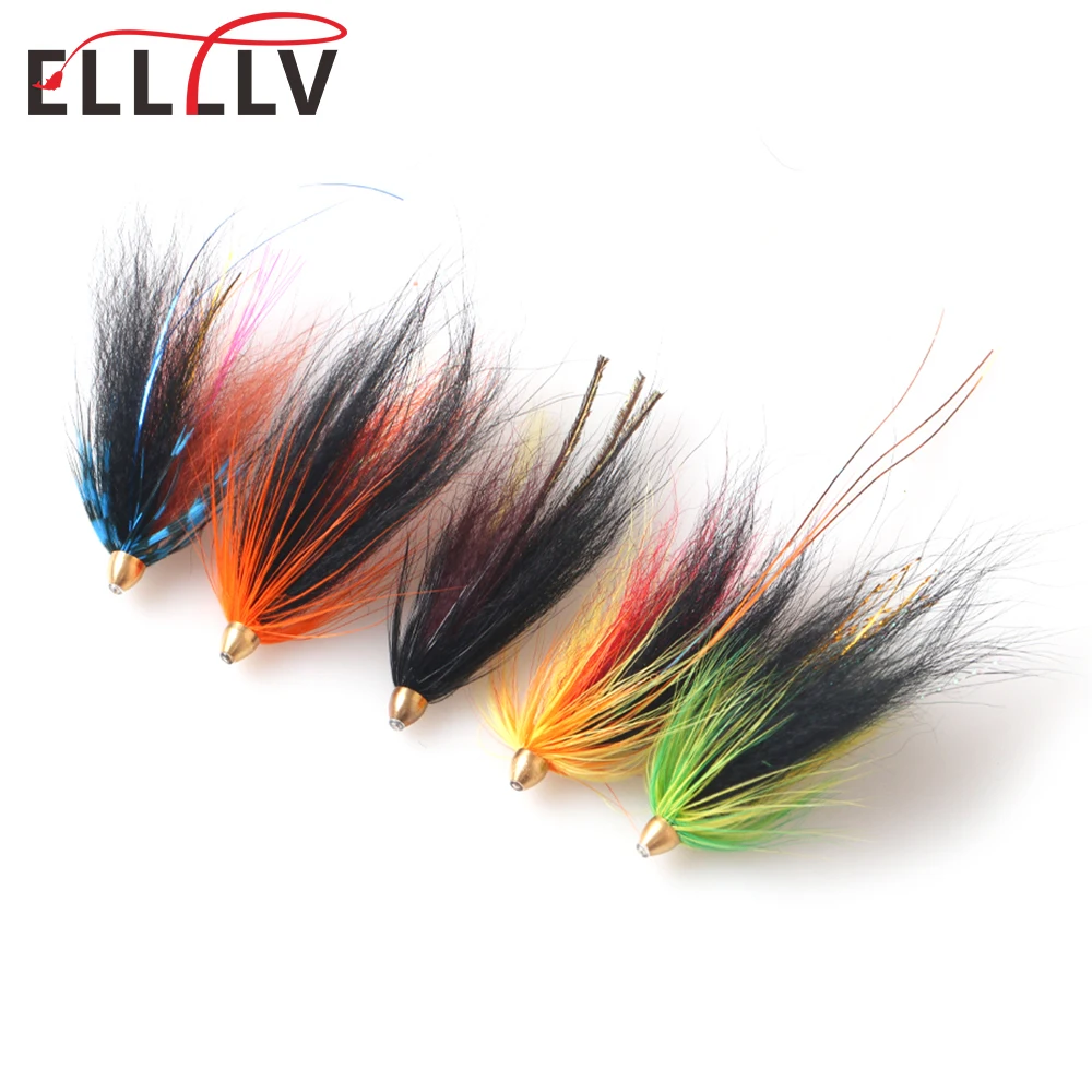 Señuelo de latón Ellllv tipo pez para pesca con mosca trucha - imagen 4