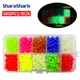 ShareShark cuentas de pesca fluorescentes redondas para vinilo