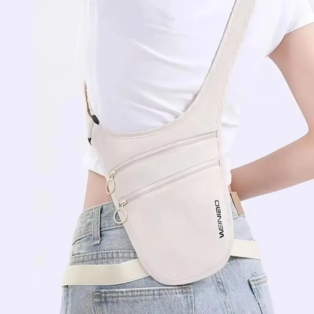 Riñonera antirrobo ultrafina invisible deportiva portátil ligera