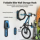 Gancho pared plegable bicis montaña infantiles: compacto resistente - imagen 4