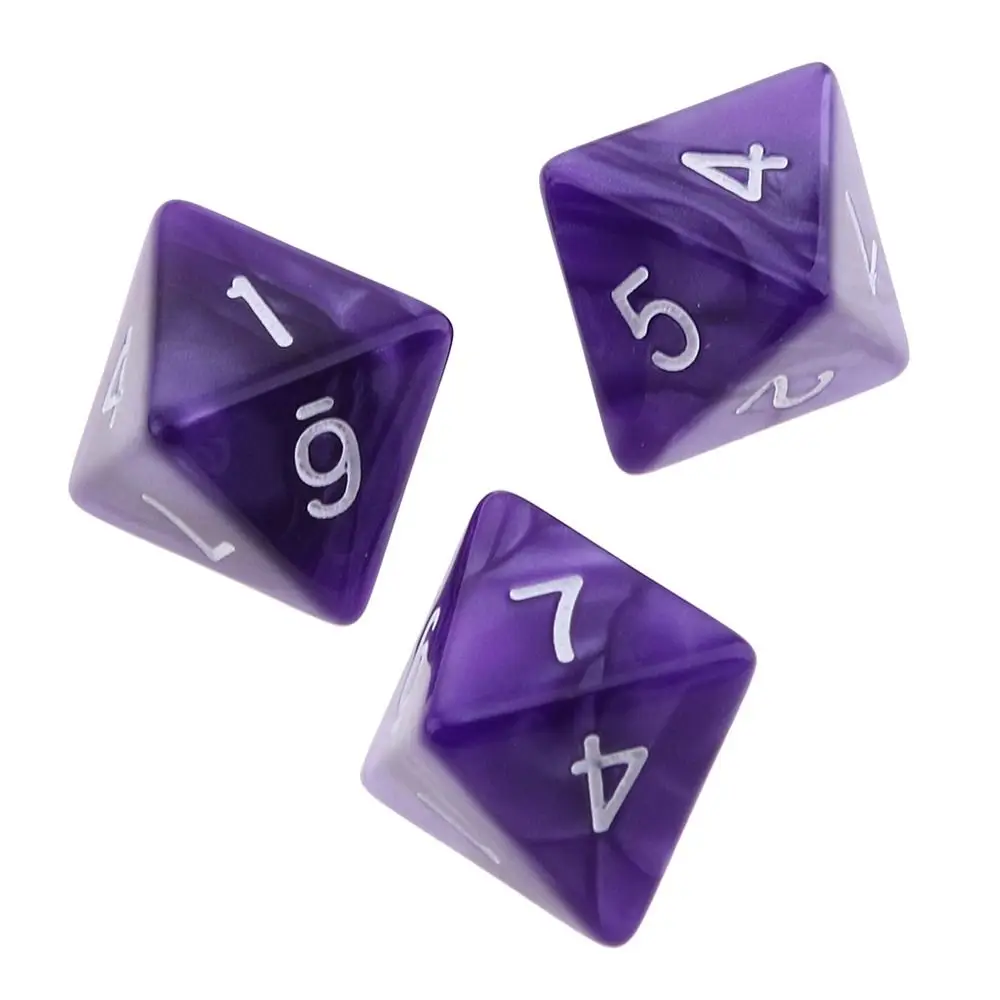 Set de 10 dados poliédricos multifacéticos