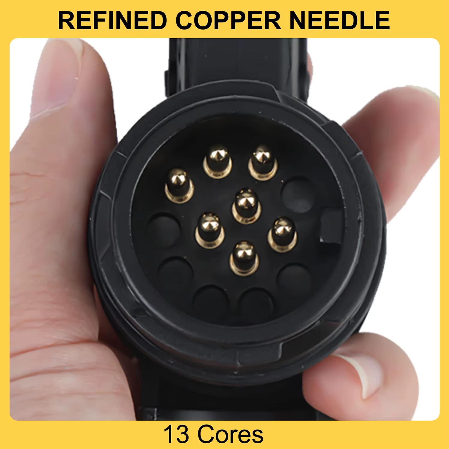 Adaptador 13/7 Pines Remolque Conector 12V Impermeable Coche - imagen 2