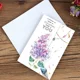 Tarjeta de felicitación navideña creativa con ramo de flores - imagen 5