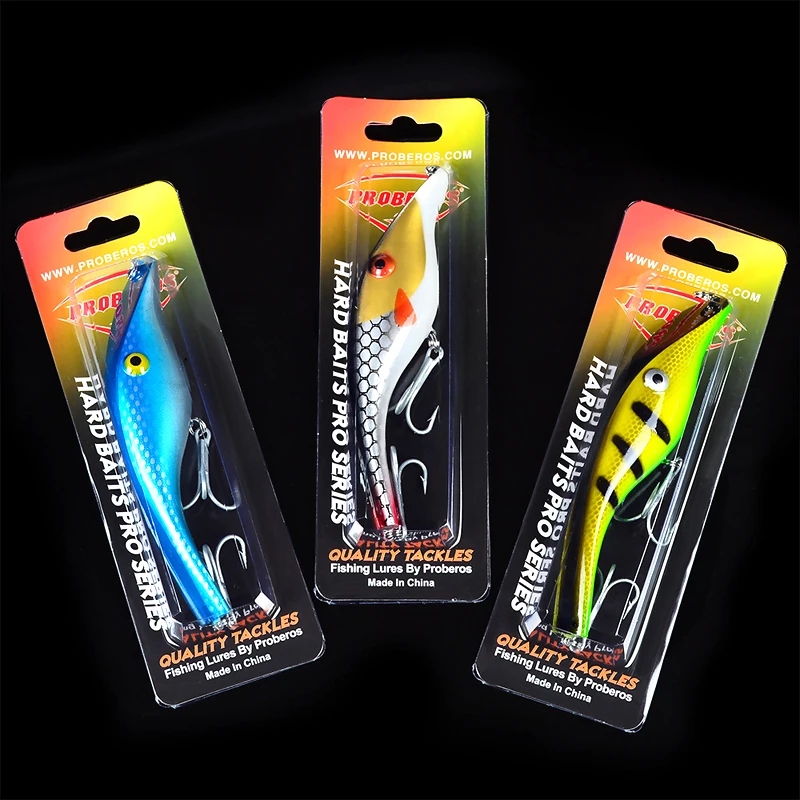 Proberos Jerkbait Minnow que hunde sin labios – para lucio - imagen 4